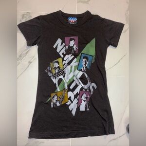 Junk Food 2007 New Kids On The Block Girls Cut Baby Tee